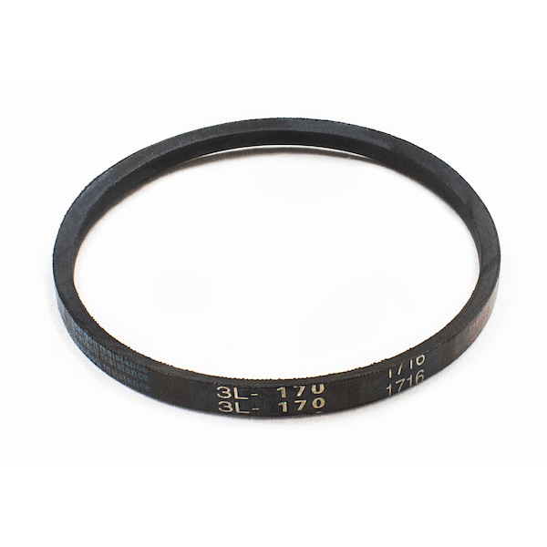 D&D 3L170 FHP V-Belt, 17 in Outside Length, 3/8 in Top Width, 7/32 in Thickness, 1 Ribs 3L170 - main